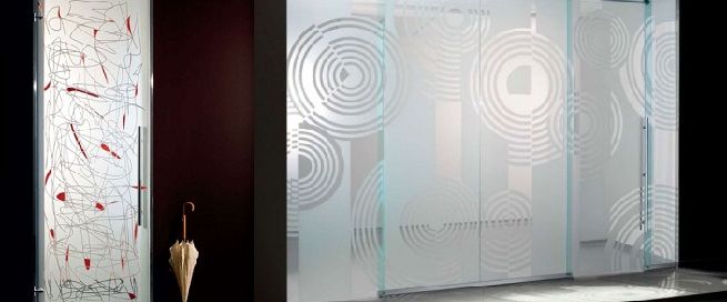 Originales puertas de cristal