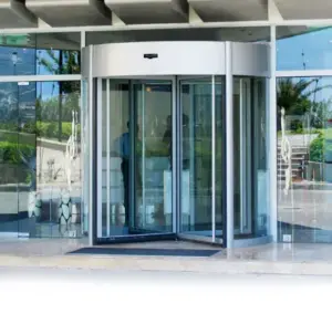 Puertas automaticas giratorias