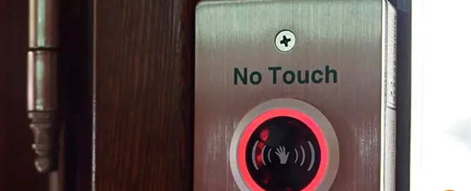 Dispositivos sin contacto para puertas automáticas