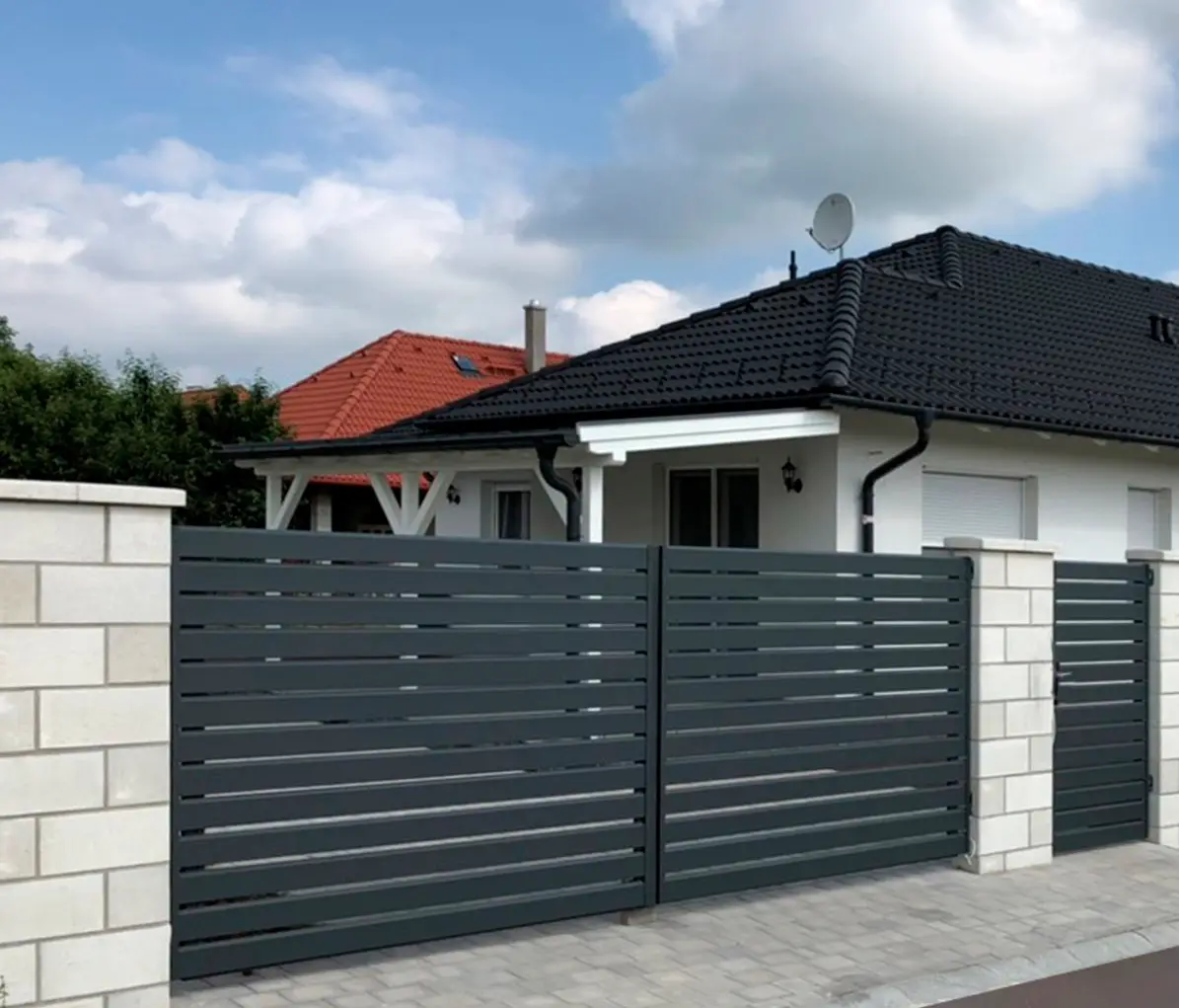 puerta garaje abatible residencial