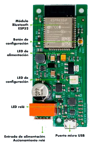 receptor garaje bluetooth nearkey