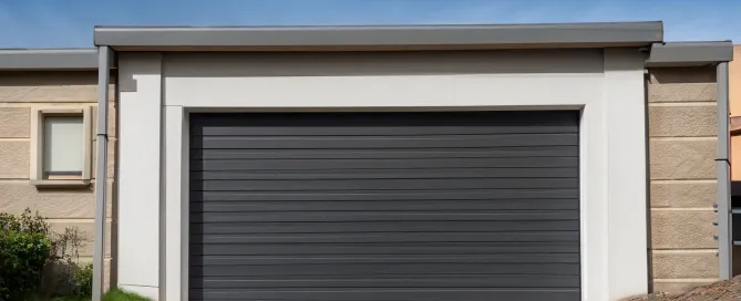 como se repara una puerta de garaje