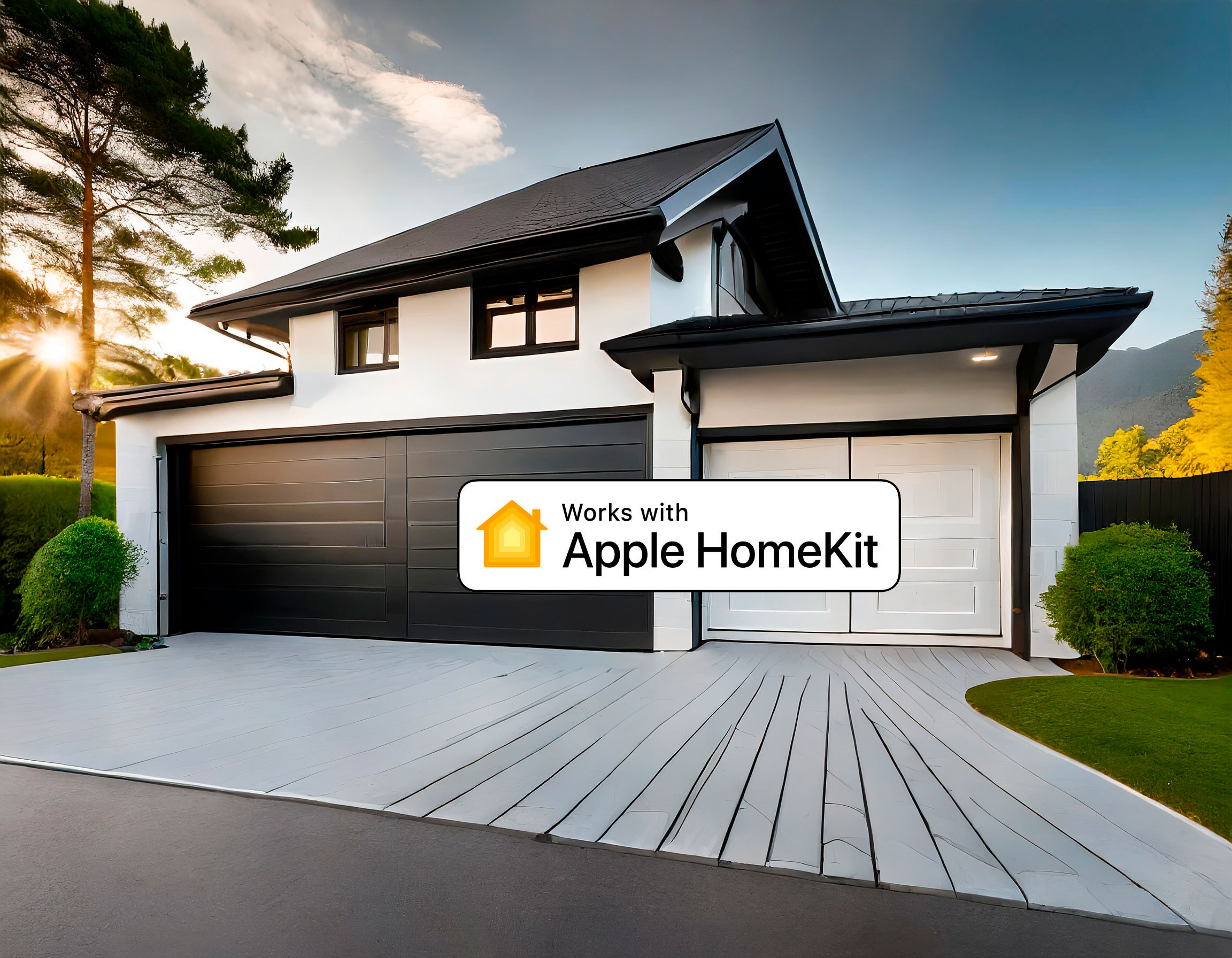 dispositivos para puertas de garaje apple home kit