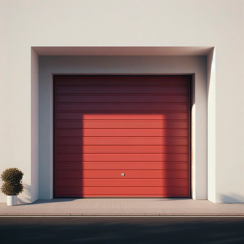Puerta de garaje basculante Novil RAL 3000 250 x 212.5 cm