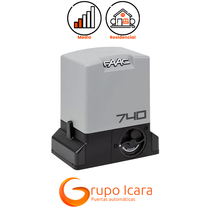 Motor FAAC 740 puertas correderas