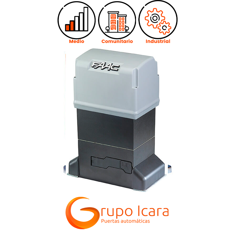 Motor FAAC 844 E R puertas correderas de garaje