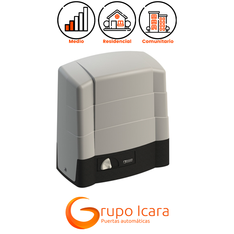 motor ROGER BG30/2204 para puertas correderas de garaje