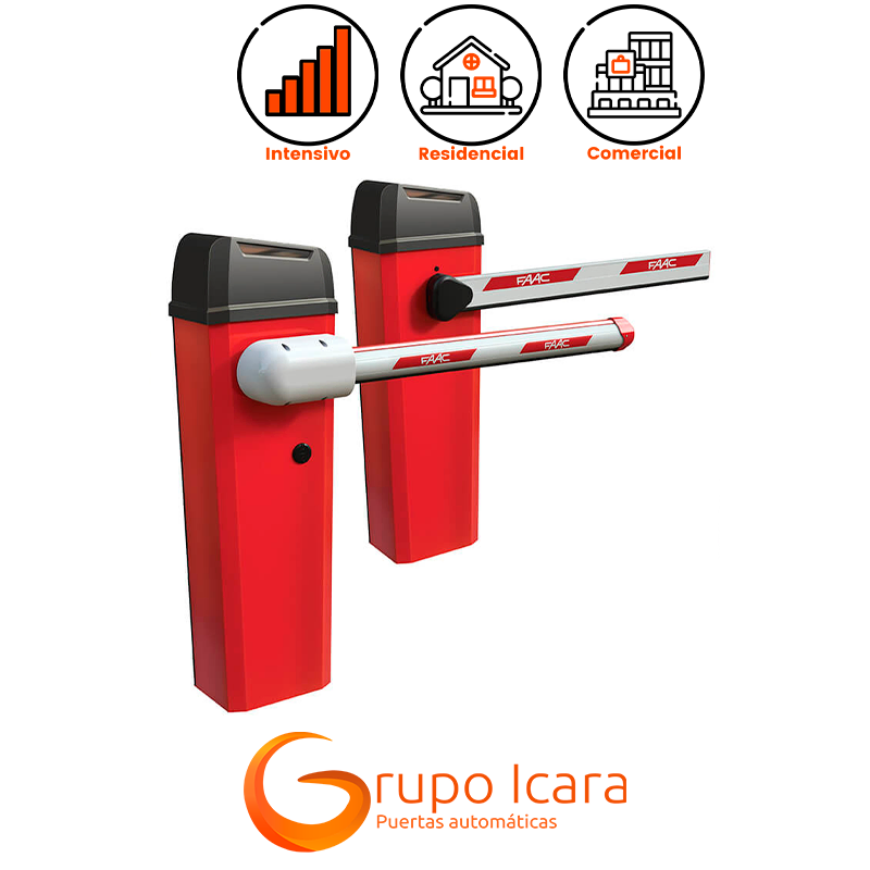 Barrera parking FAAC B614