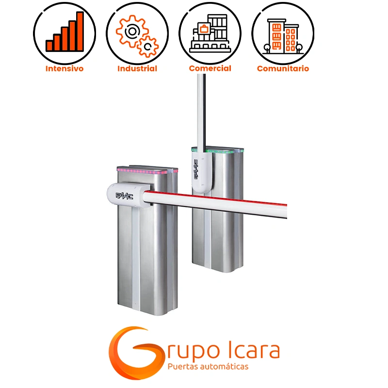 Barrera parking FAAC B680H