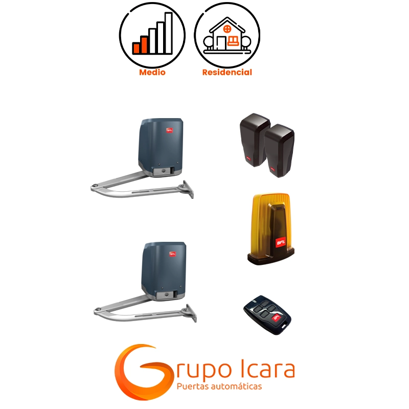 Kit motor BFT BFT VIRGO SMART puertas batientes