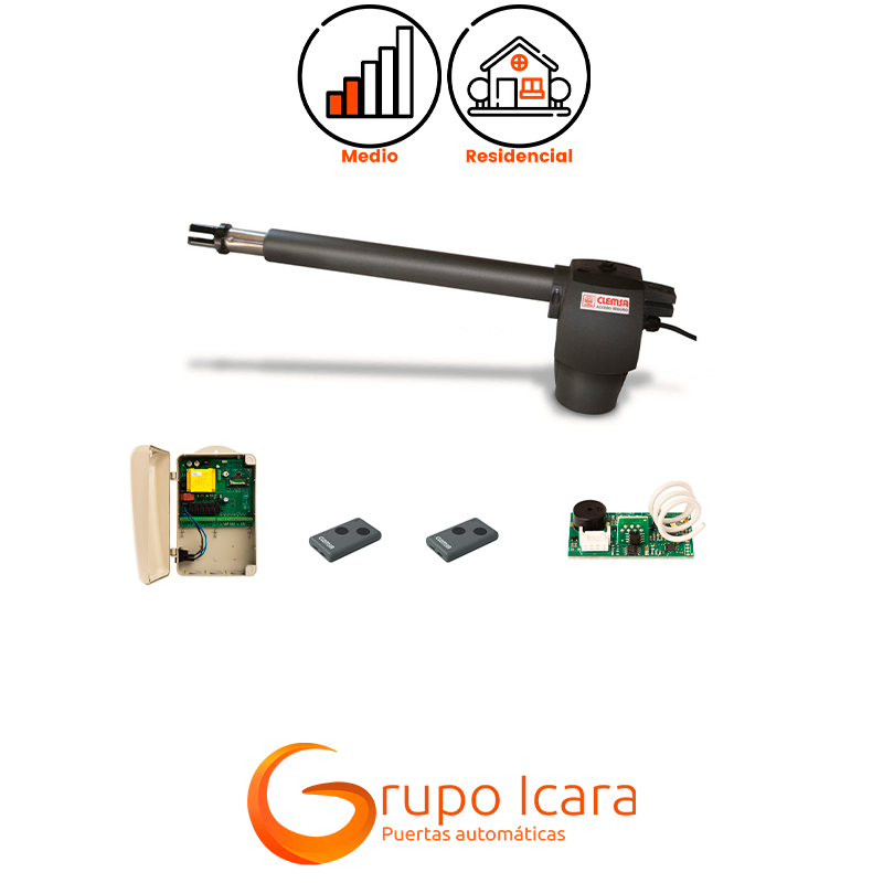 Kit motor Clemsa AA 30 puertas batientes 1 hoja