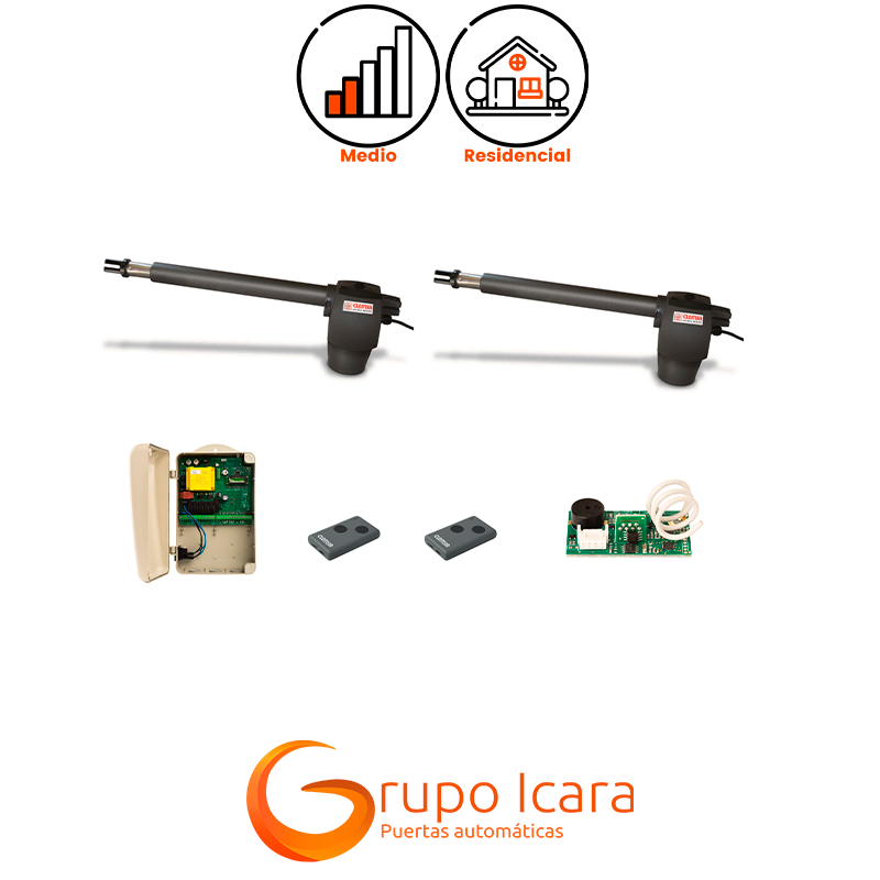 Kit motor Clemsa AA 30 puertas abatibles 2 hojas