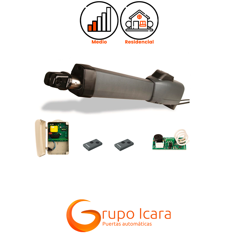 Kit motor Clemsa AA 300 puertas batientes de 1 hoja