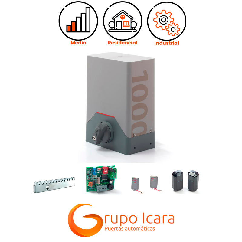 Kit motor Erreka RINO / RINO-I puertas correderas