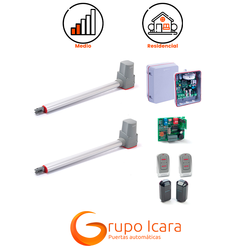 Kit motor Erreka Temis6 puertas batientes residenciales