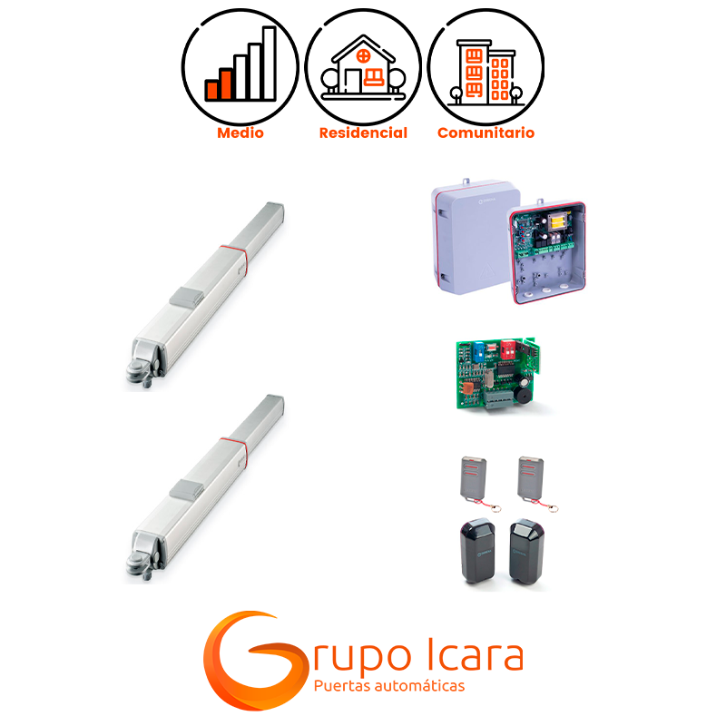 Kit motor Erreka Vulcan 5 puertas batientes