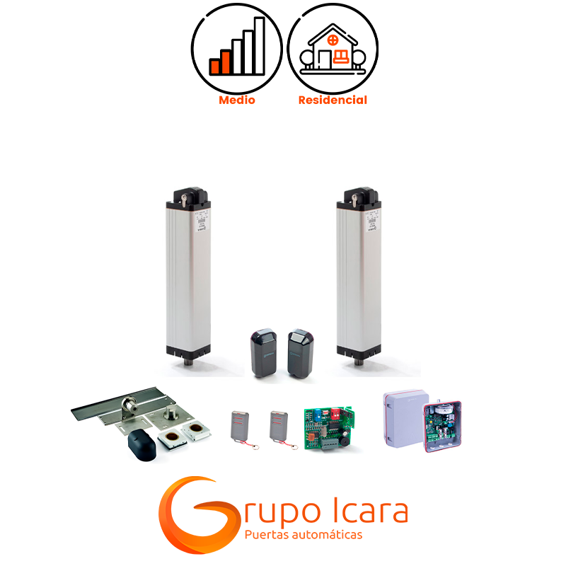 Kit motor Erreka Magic48 puertas batientes