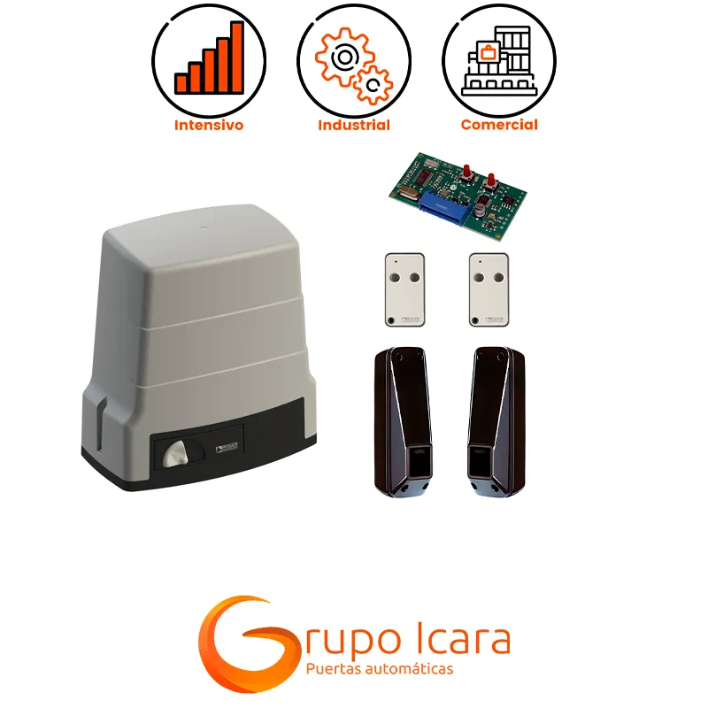 Kit motor ROGER H30 completo puertas correderas