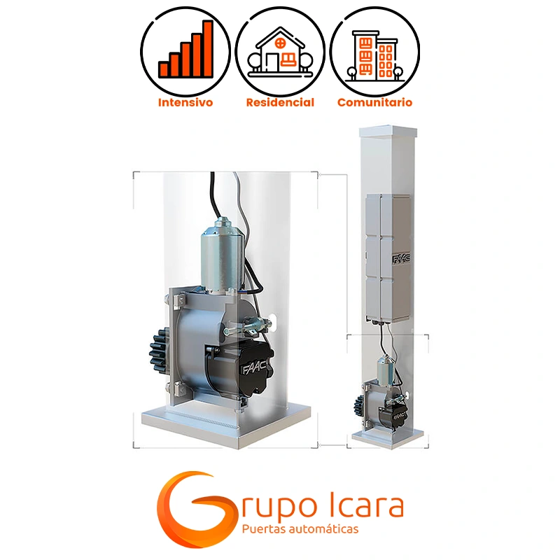 Motor FAAC C4000l puertas correderas