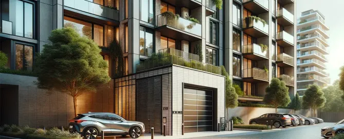 Tipos de puertas de garaje para comunidades de propietarios