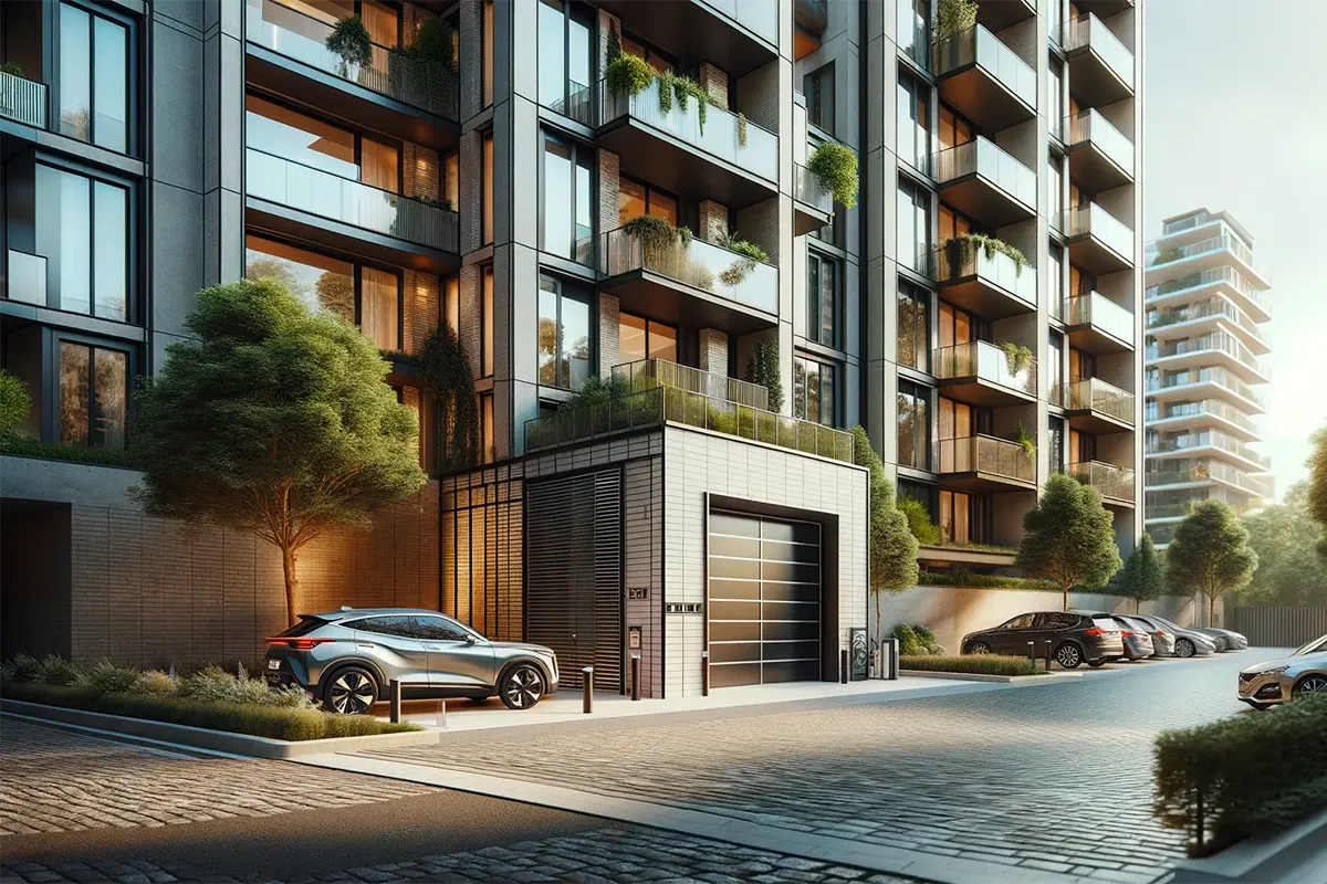 Tipos de puertas de garaje para comunidades de propietarios