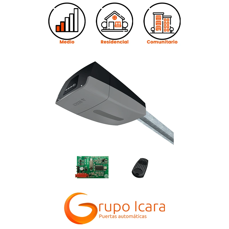 Kit motor CAME VER 24 V puertas seccionales y basculantes