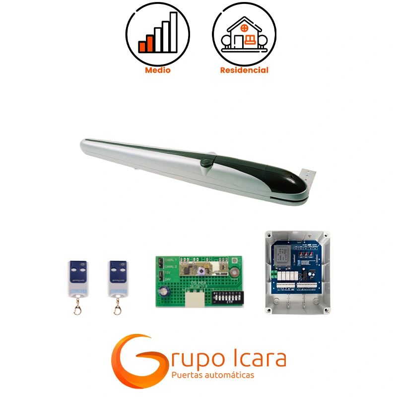 Kit motor Celinsa KRONOS 24 Vcc puertas batientes uso intensivo