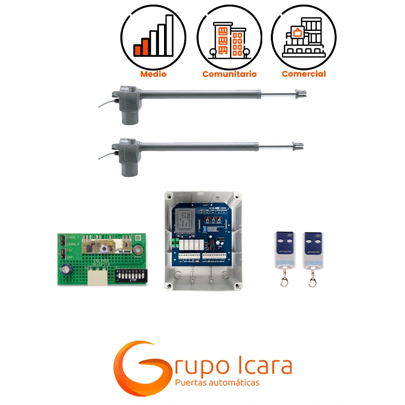 Kit motor Celinsa BILL puertas batientes 2 hojas