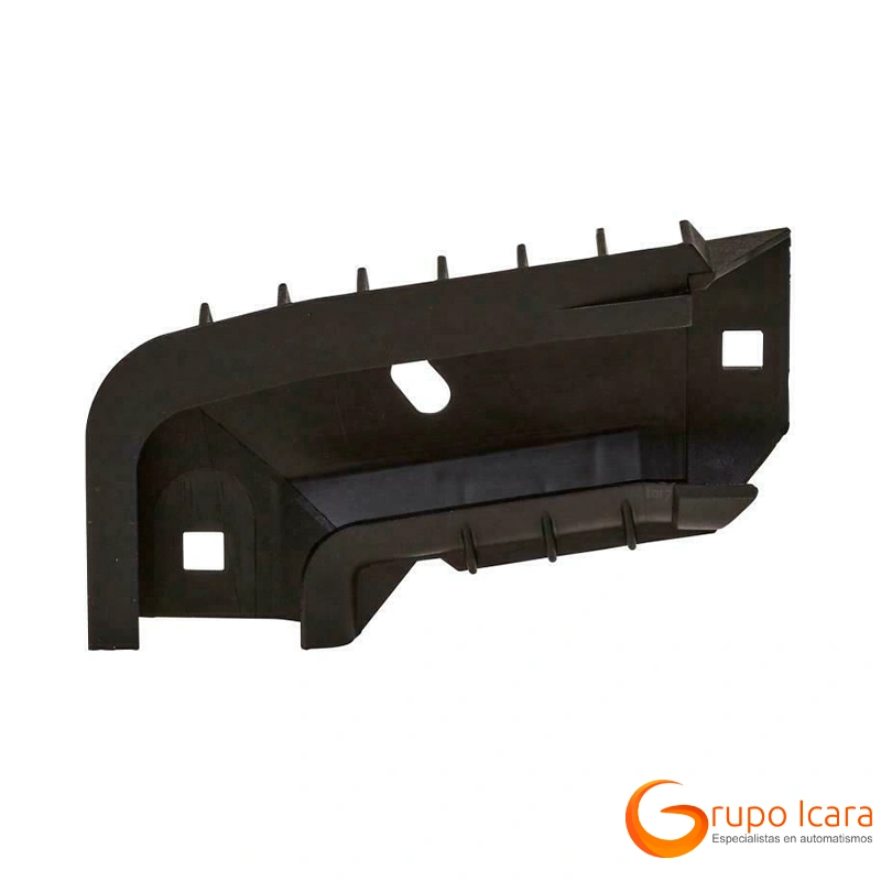 Curva plástico negro puerta HÖRMANN 3072563 guía derecha