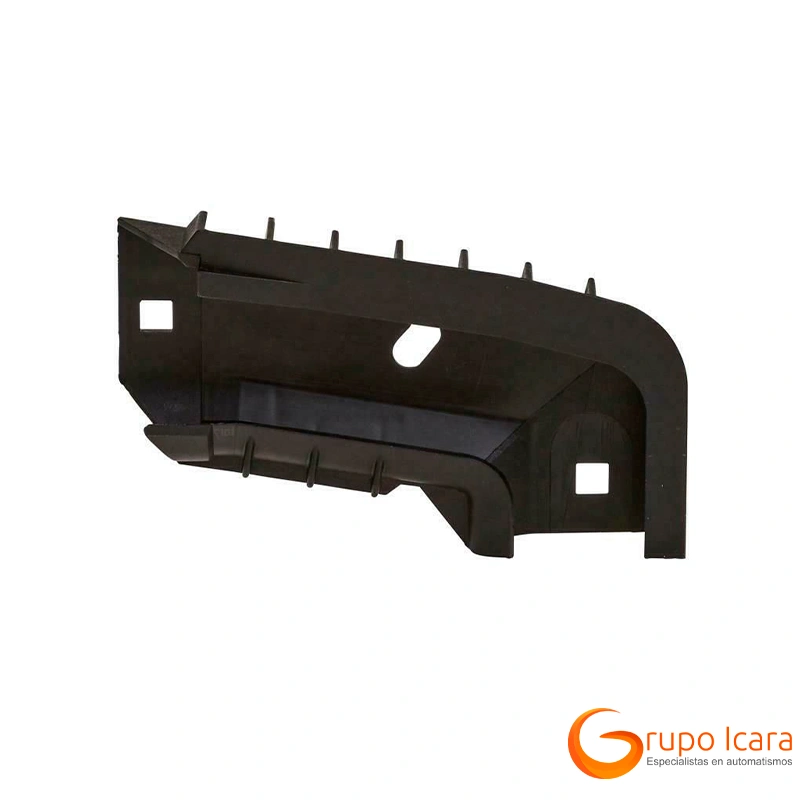 Curva plástico negro puerta HÖRMANN 3072562 guía izquierda