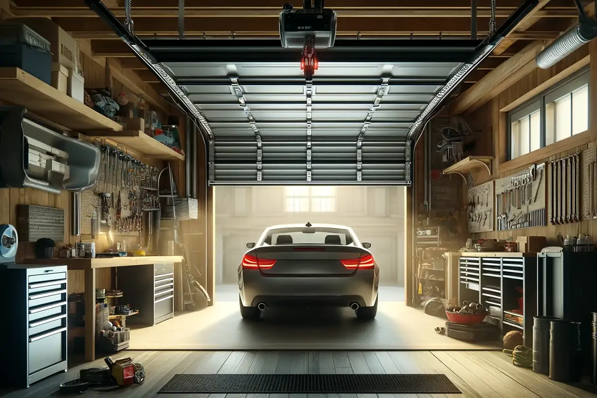 Cómo cambiar la correa dentada en un motor de puerta seccional