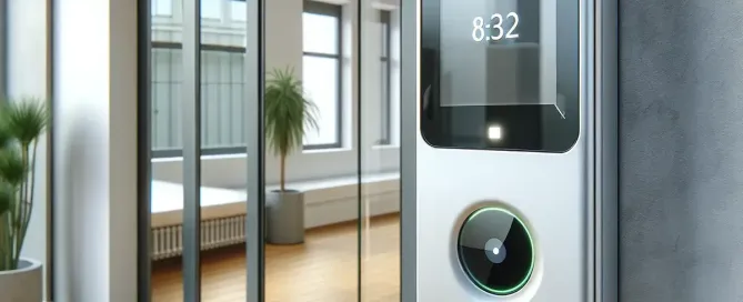 Instalación de lectores para el control de accesos en puertas automáticas