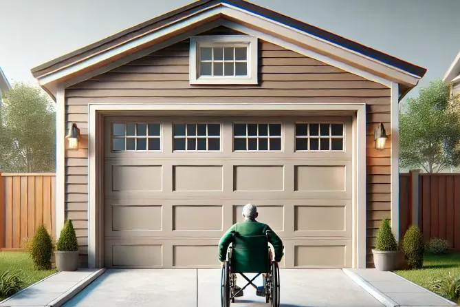 Adaptación de puertas de garaje para personas con movilidad reducida