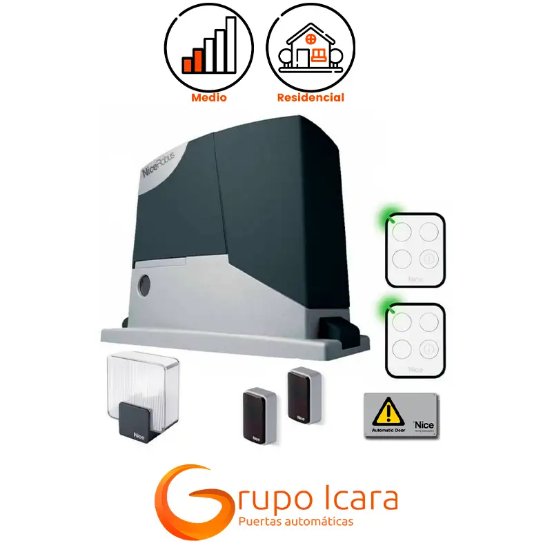 Kit motor Nice Robuskit 400 BD puertas correderas
