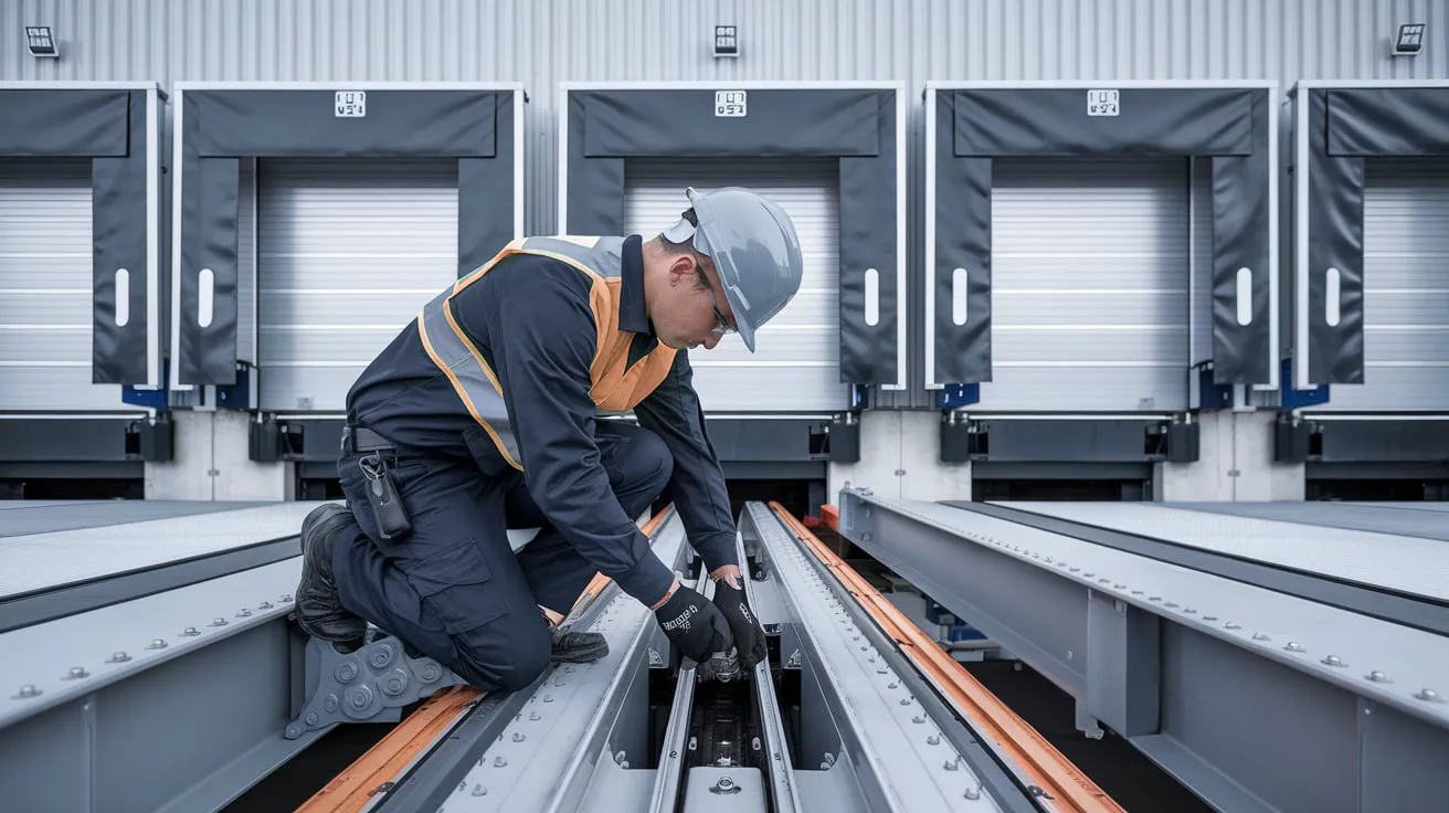 Proceso de Reparación de muelles de carga en Villamanrique de Tajo