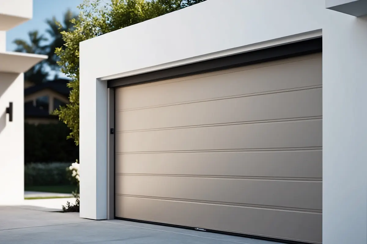 ¿Cómo quitar los paneles de una puerta de garaje seccional?