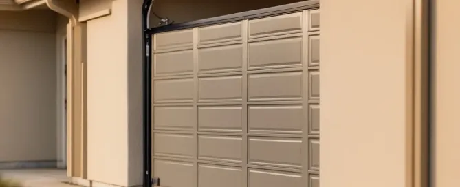 ¿Cómo quitar los paneles de una puerta de garaje seccional?