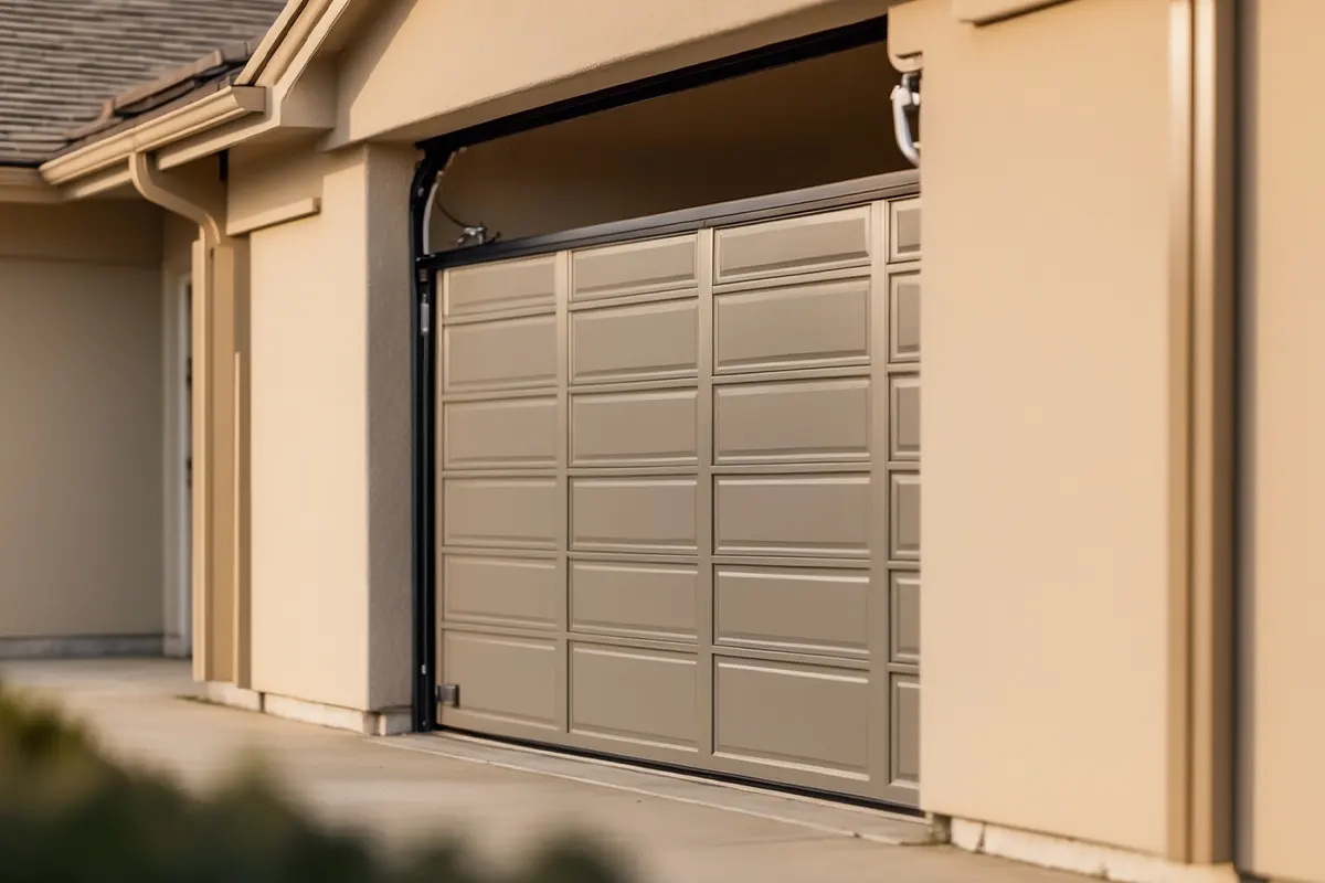 ¿Cómo quitar los paneles de una puerta de garaje seccional?