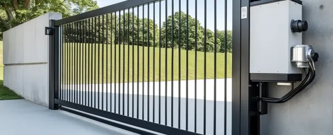 ¿Cuánto hueco hay que dejar para una puerta de garaje corredera?