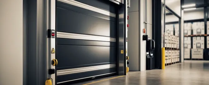 Puertas rápidas industriales para sectores especializados Logística, alimentación y más