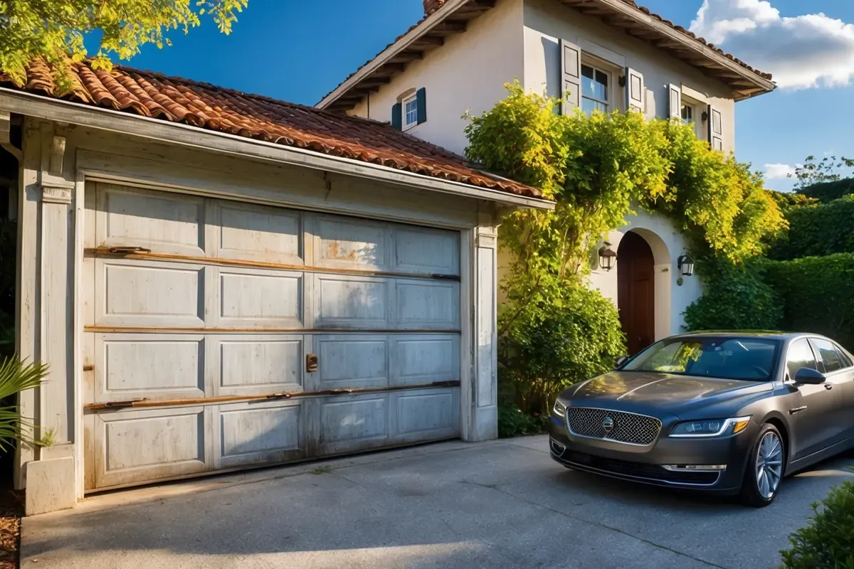 ¿Cómo saber si es necesario reemplazar una puerta de garaje?