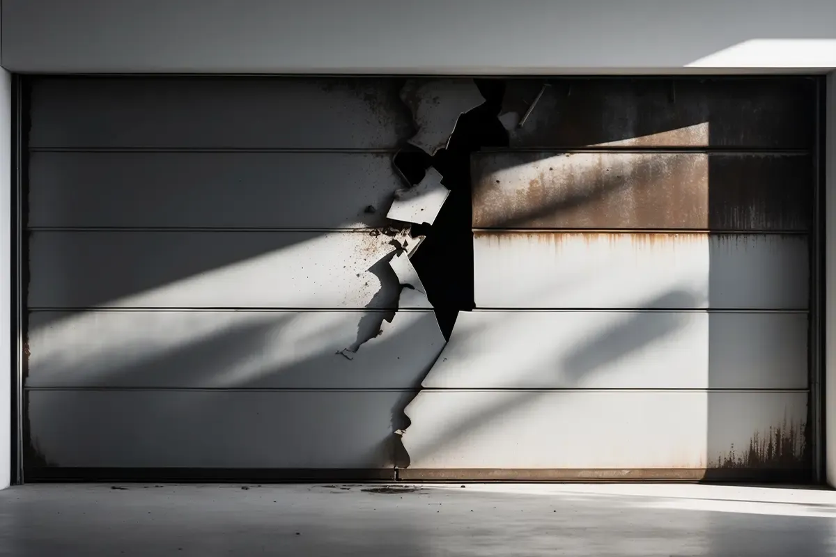 ¿Qué hacer si el seguro no se hace responsable de tu puerta de garaje?