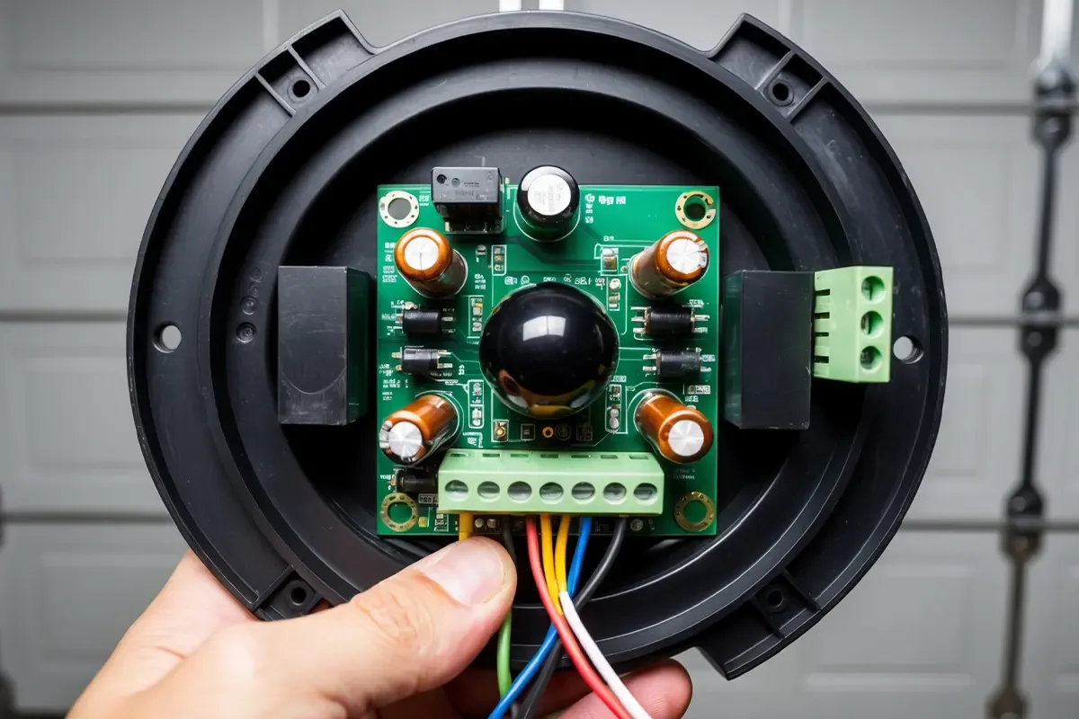 ¿Qué sensores se necesitan para automatizar una puerta de garaje?