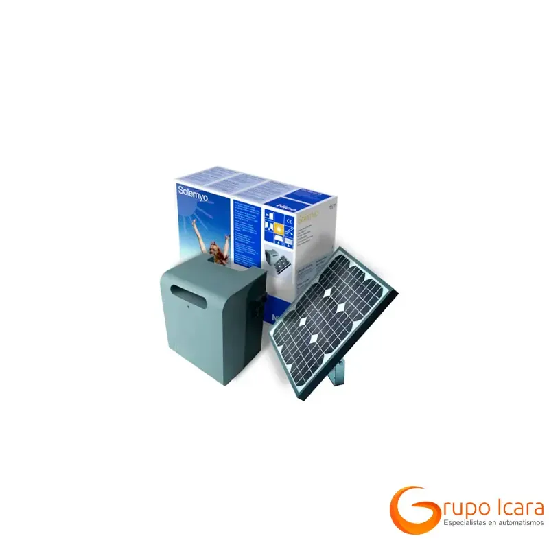 NICE Solemyo kit de alimentación solar para puertas automáticas