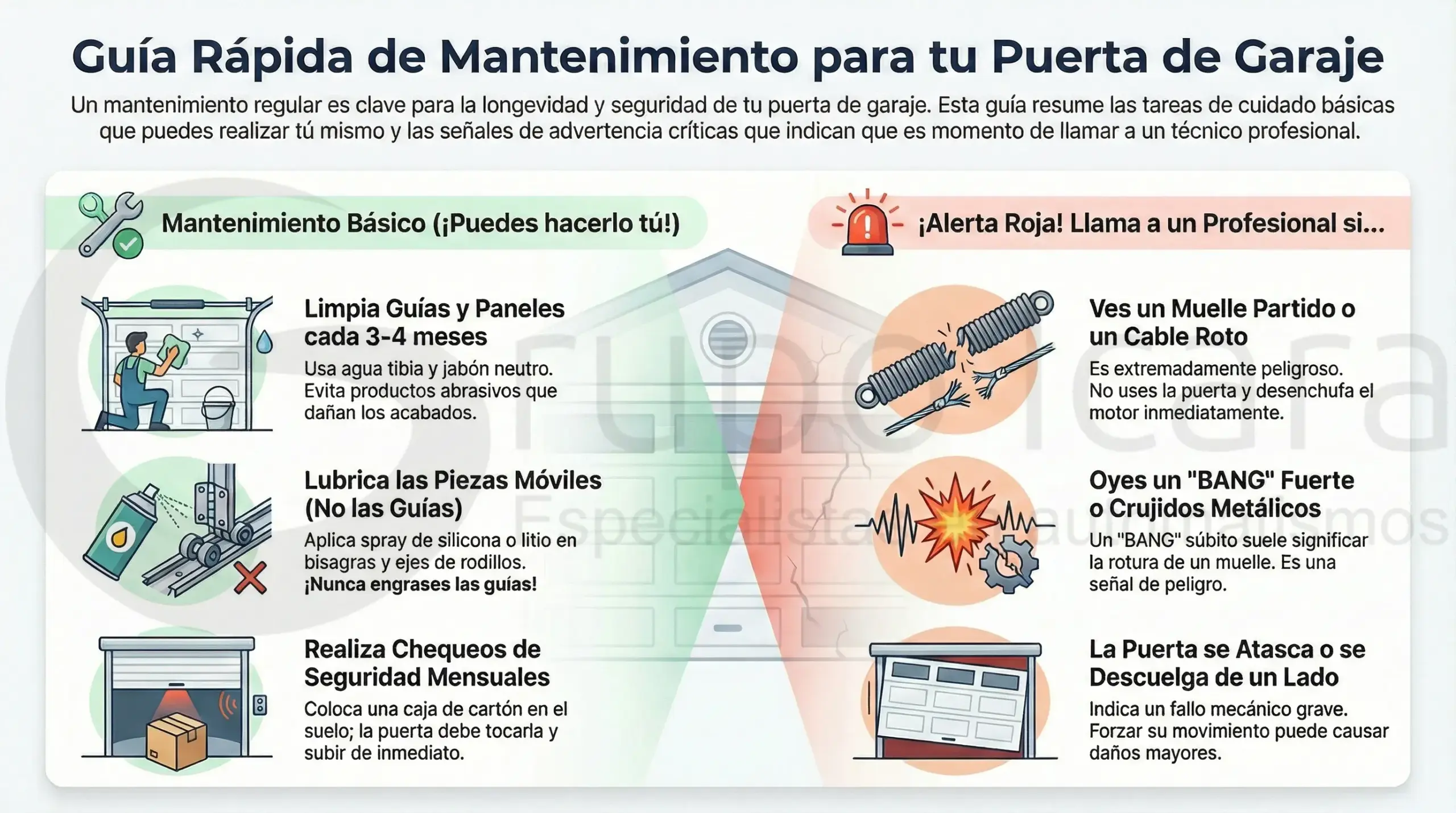 guia rapida mantenimiento puertas de garaje scaled