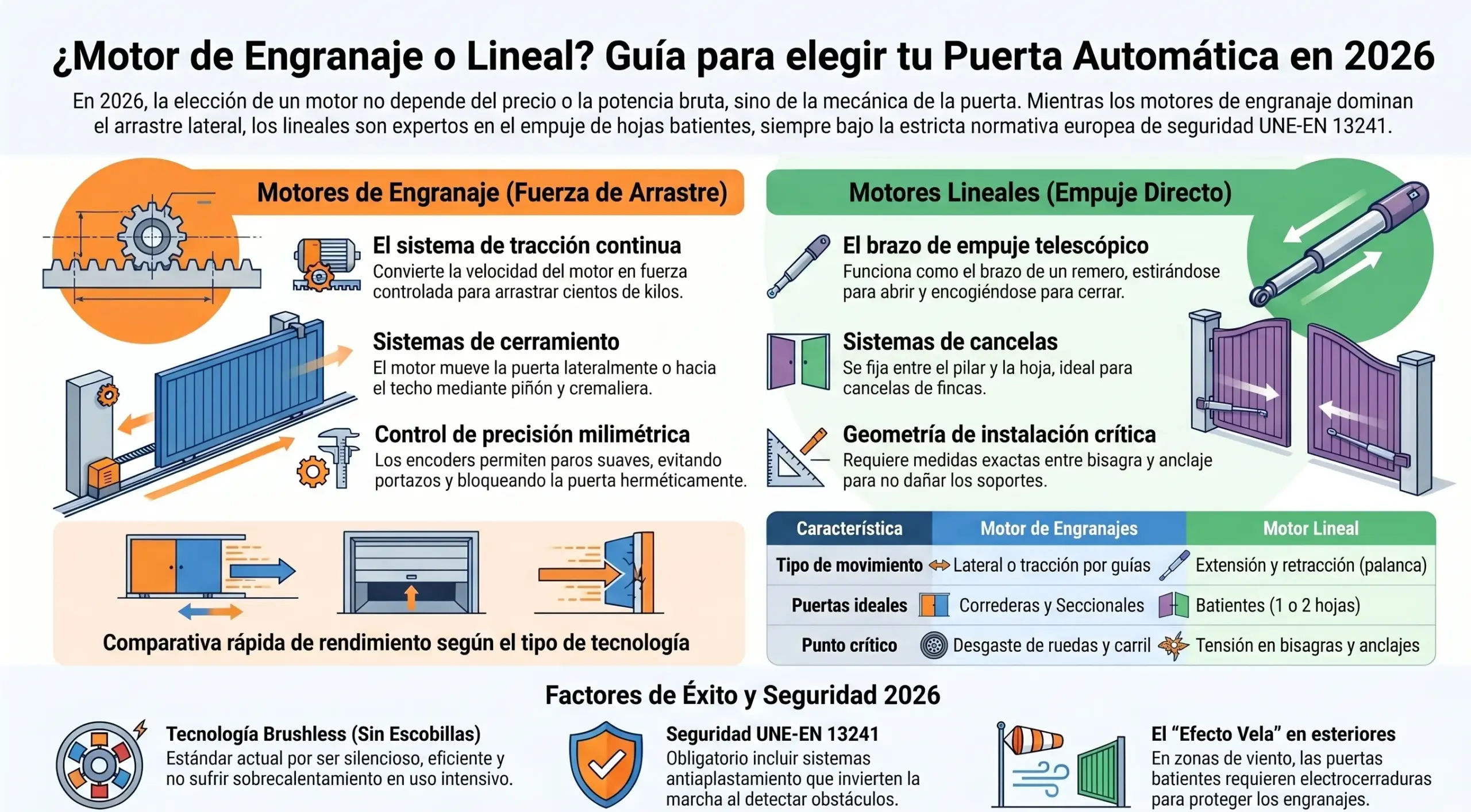 Diferencias entre motores de engranaje y motores lineales: ¿Cuál es la elección infalible en 2026? - Diferencias entre motores de engranaje y motores lineales Cual es la eleccion infalible en 2026 Des scaled motores de engranaje y motores lineales