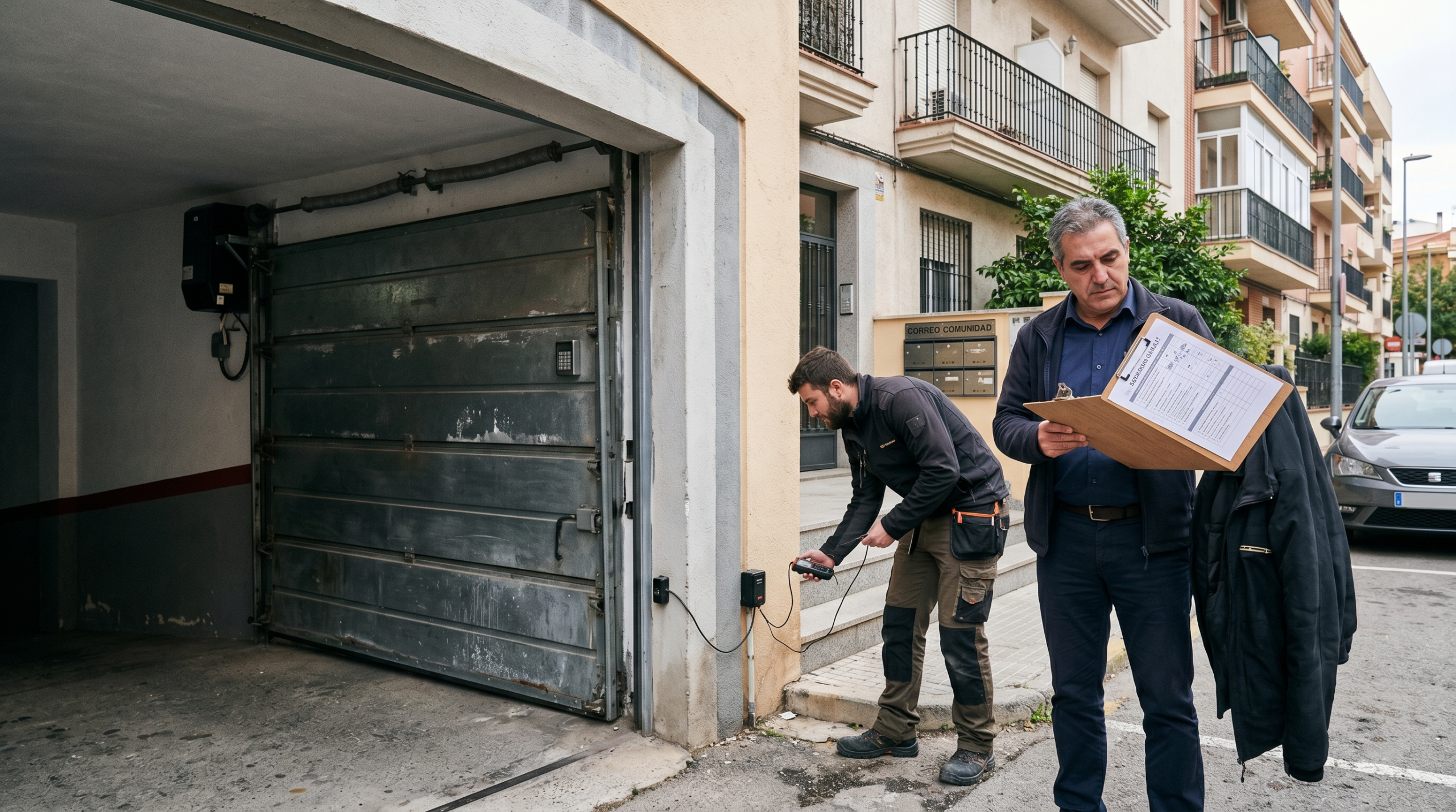 Puerta de garaje comunitaria sin Marcado CE: qué problemas puede tener el presidente de la comunidad - Puerta de garaje comunitaria sin Marcado CE que problemas puede tener el presidente de la comunidad 3 scaled Puerta de garaje comunitaria sin Marcado CE que problemas puede tener el presidente de la comunidad 3 scaled