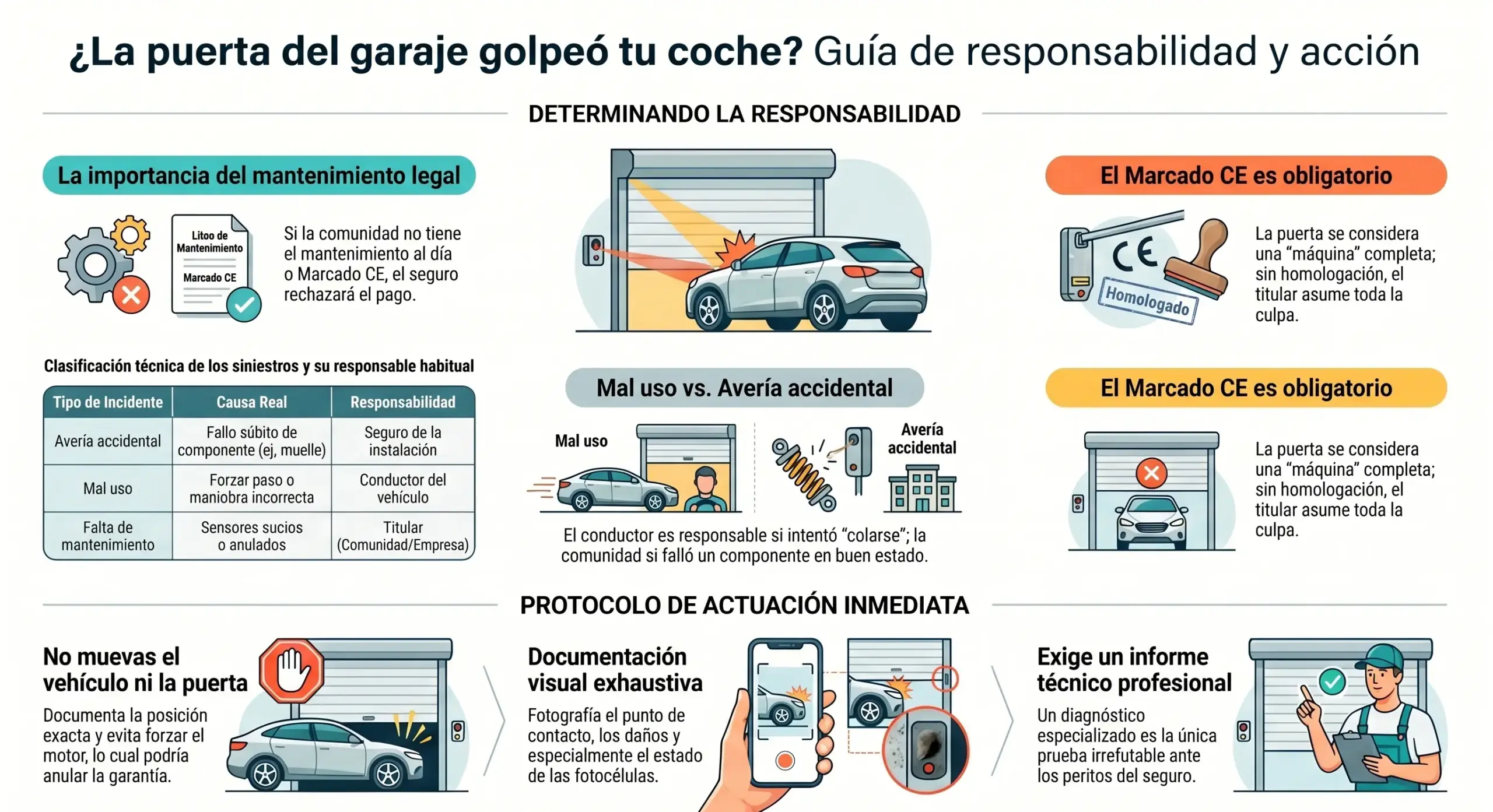 Puerta de garaje que golpea un coche: quién paga la reparación y qué revisa el seguro 2026 - Puerta de garaje que golpea un coche quien paga la reparacion y que revisa el seguro 2026 DESTC scaled Puerta de garaje que golpea un coche: quién paga la reparación y qué revisa el seguro 2026